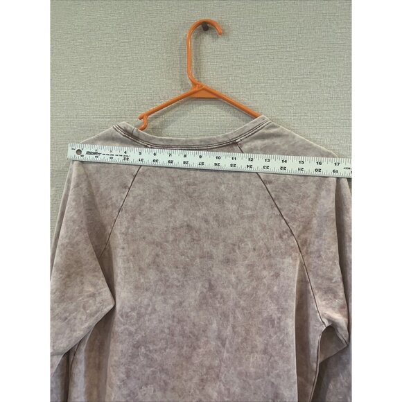 Mustard Seed Womens S Pullover Sweater Purple Ombré Long Sleeve 100% Cotton - Picture 9 of 10